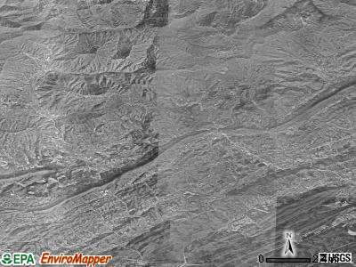Zip code 37840 satellite photo by USGS