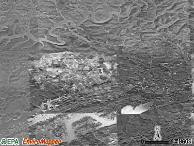 Zip code 37866 satellite photo by USGS