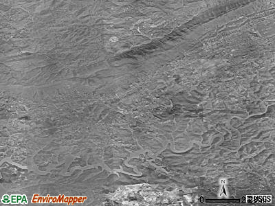 Zip code 37870 satellite photo by USGS