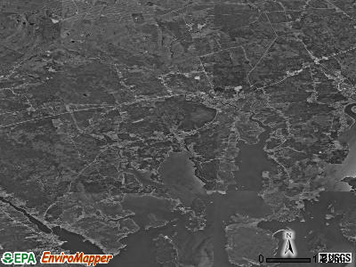 Zip code 04643 satellite photo by USGS