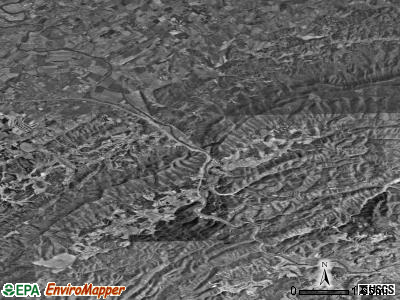 Zip code 37886 satellite photo by USGS