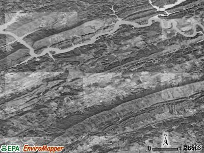Zip code 37888 satellite photo by USGS