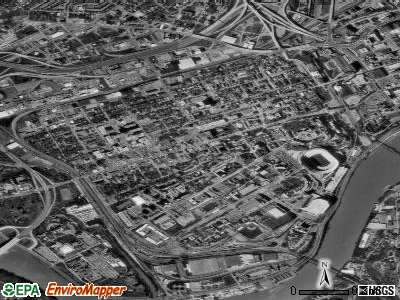 Zip code 37916 satellite photo by USGS