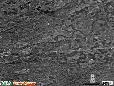 Zip code 37924 satellite photo by USGS