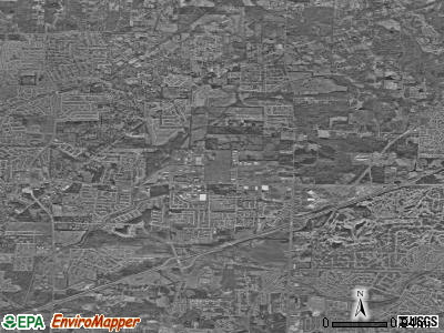 Zip code 38133 satellite photo by USGS