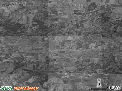 Zip code 38220 satellite photo by USGS