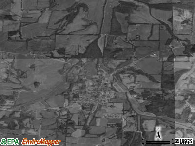Zip code 38235 satellite photo by USGS