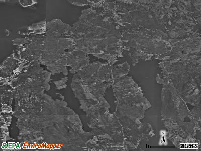 Zip code 04660 satellite photo by USGS