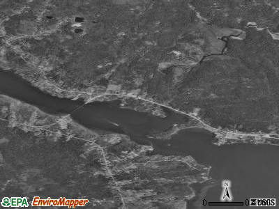Zip code 04664 satellite photo by USGS