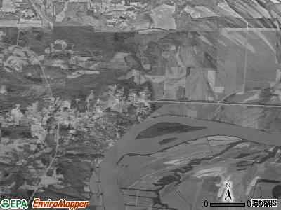 Zip code 38327 satellite photo by USGS