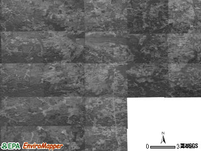 Zip code 38340 satellite photo by USGS