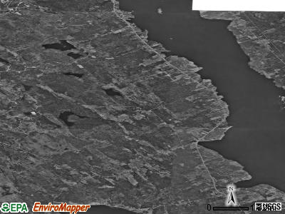 Zip code 04671 satellite photo by USGS