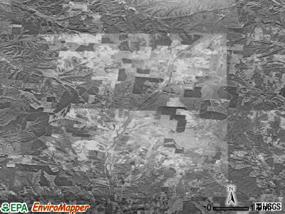 Zip code 38452 satellite photo by USGS