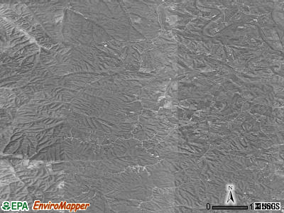 Zip code 38461 satellite photo by USGS