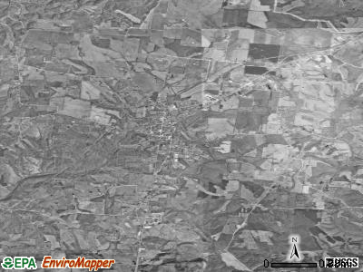 Zip code 38481 satellite photo by USGS