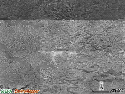 Zip code 38549 satellite photo by USGS