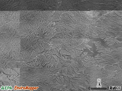 Zip code 38551 satellite photo by USGS
