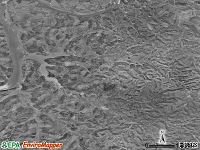Zip code 38564 satellite photo by USGS