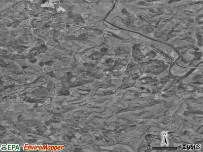 Zip code 38567 satellite photo by USGS