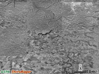 Zip code 38573 satellite photo by USGS