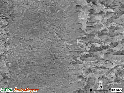 Zip code 38580 satellite photo by USGS