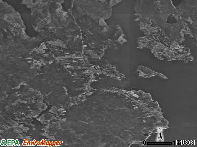 Zip code 04679 satellite photo by USGS