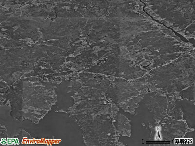 Zip code 04680 satellite photo by USGS