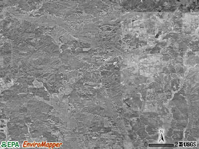 Zip code 38610 satellite photo by USGS