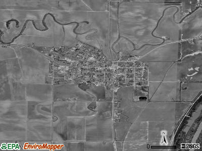 Zip code 38622 satellite photo by USGS