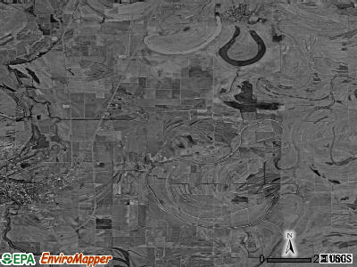Zip code 38645 satellite photo by USGS