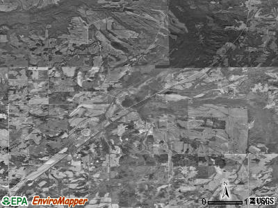 Zip code 38647 satellite photo by USGS