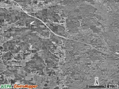Zip code 38650 satellite photo by USGS