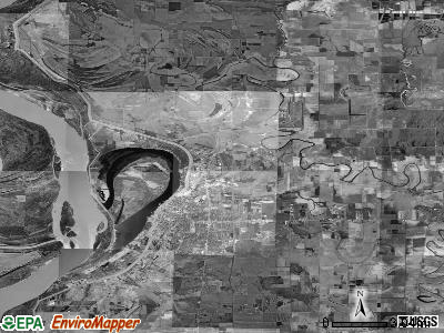 Zip code 38703 satellite photo by USGS