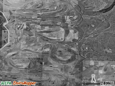 Zip code 38740 satellite photo by USGS