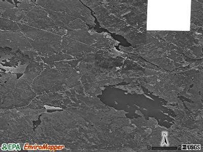 Zip code 04694 satellite photo by USGS
