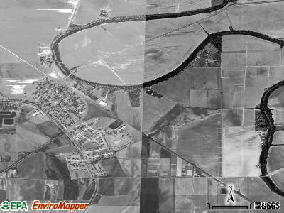 Zip code 38760 satellite photo by USGS