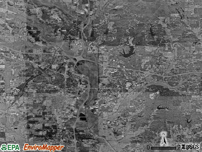 Zip code 38804 satellite photo by USGS