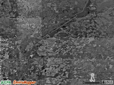 Zip code 38821 satellite photo by USGS