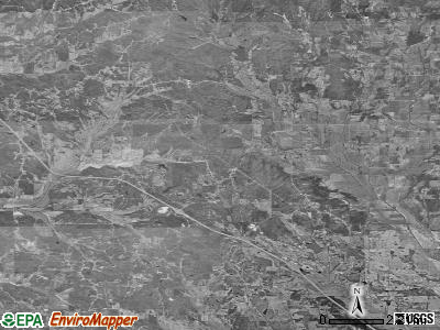 Zip code 38828 satellite photo by USGS