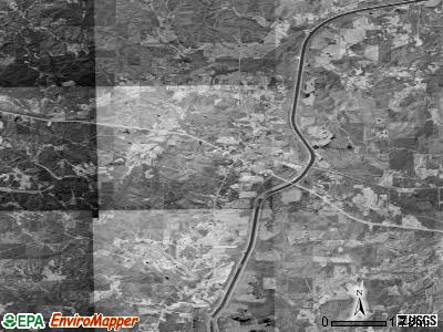 Zip code 38833 satellite photo by USGS