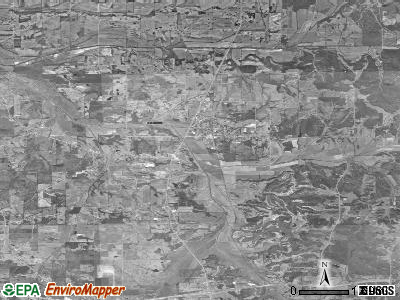 Zip code 38838 satellite photo by USGS