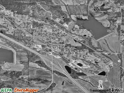 Zip code 38869 satellite photo by USGS