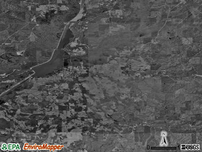 Zip code 38870 satellite photo by USGS