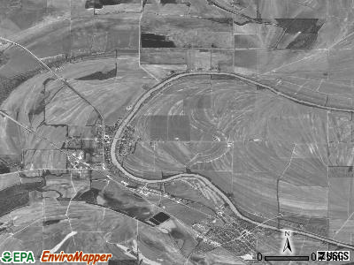Zip code 38957 satellite photo by USGS