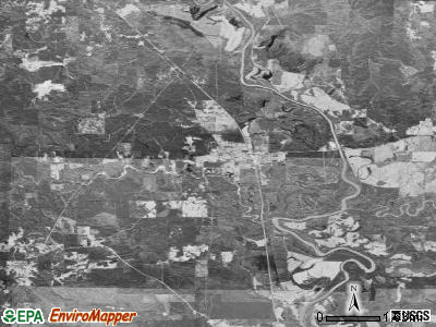 Zip code 39078 satellite photo by USGS