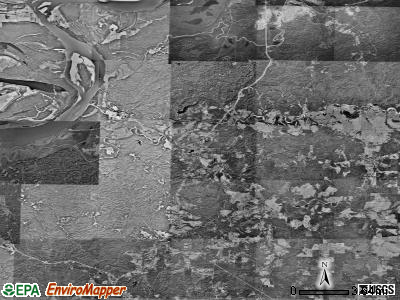 Zip code 39150 satellite photo by USGS