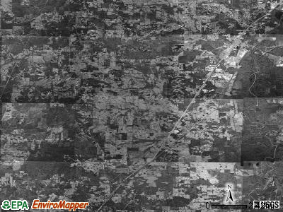 Zip code 39170 satellite photo by USGS