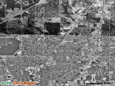 Zip code 39206 satellite photo by USGS