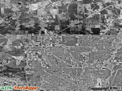 Zip code 39213 satellite photo by USGS