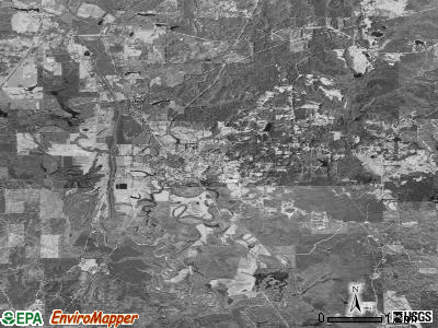 Zip code 39363 satellite photo by USGS